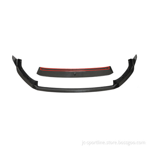 Carbon Fiber Front Lip Spoiler for VW Golf GTI MK7.5 Hatchback 2017-2019